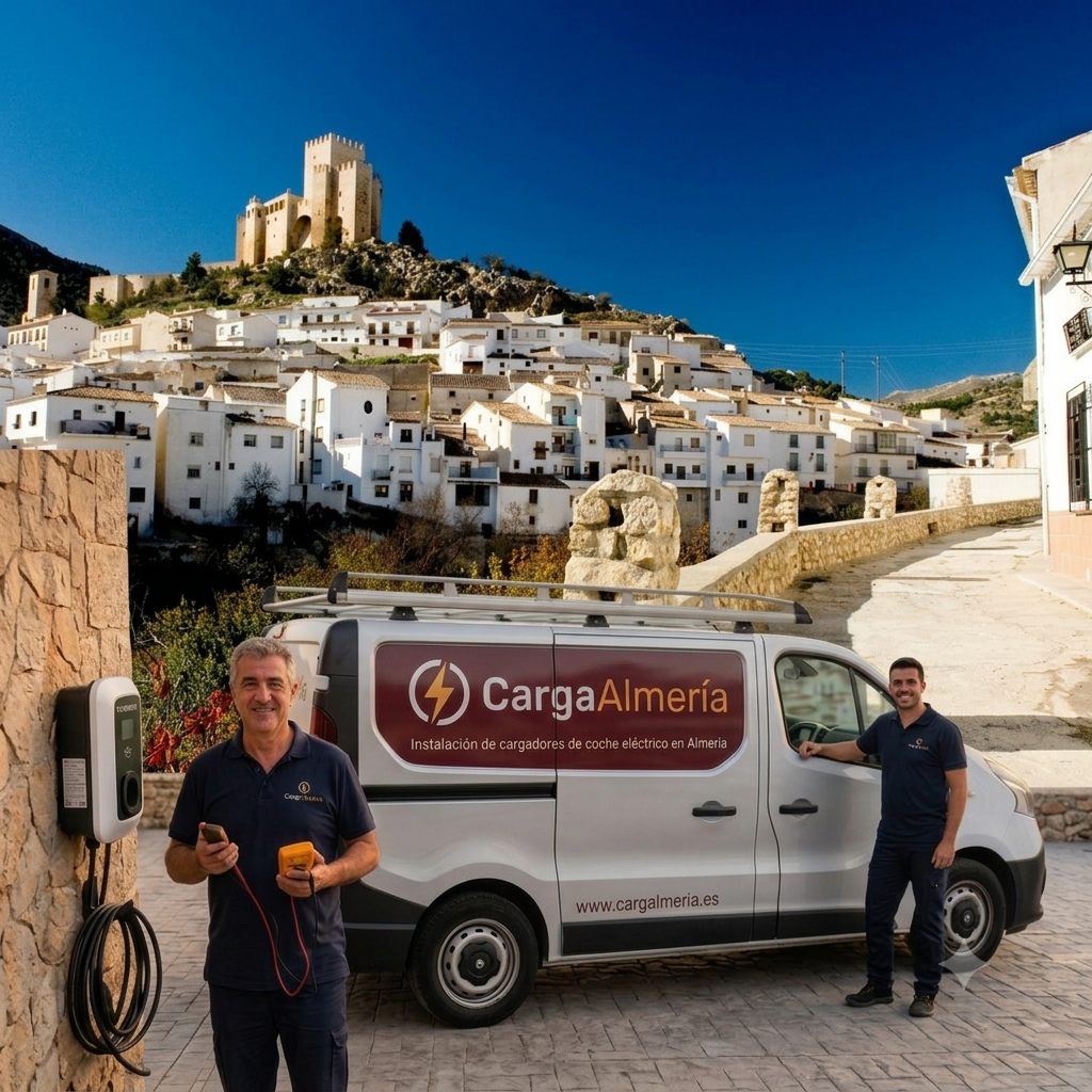 Vista de Vélez-Blanco, zona de cobertura de CargaAlmería